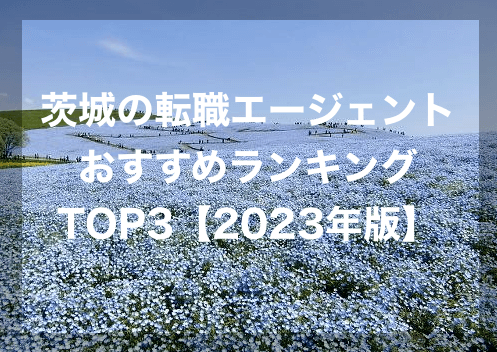 茨城の転職エージェントおすすめランキングTOP3【2023年版】