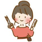 美容師女性アイコン